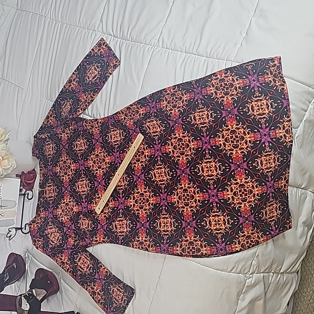 Gabby Skye Multicolor Patterned Dress Office Wear Office Cocktail quiet luxury - Picture 1 of 13